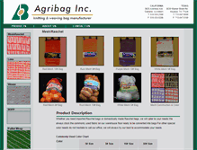 Tablet Screenshot of agribag.com